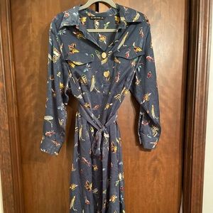 Zara bugs and butterflies dress size large